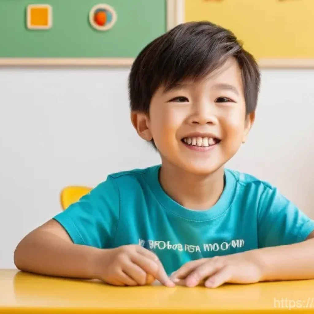 음성학적 치료 - **Prompt: Joyful Child Speech Therapy Session**
A heartwarming and vibrant scene inside a bright...
