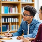 언어 치료사 교육 과정 - **Prompt: Aspiring Speech Therapists in a University Setting**
    "A diverse group of university st...